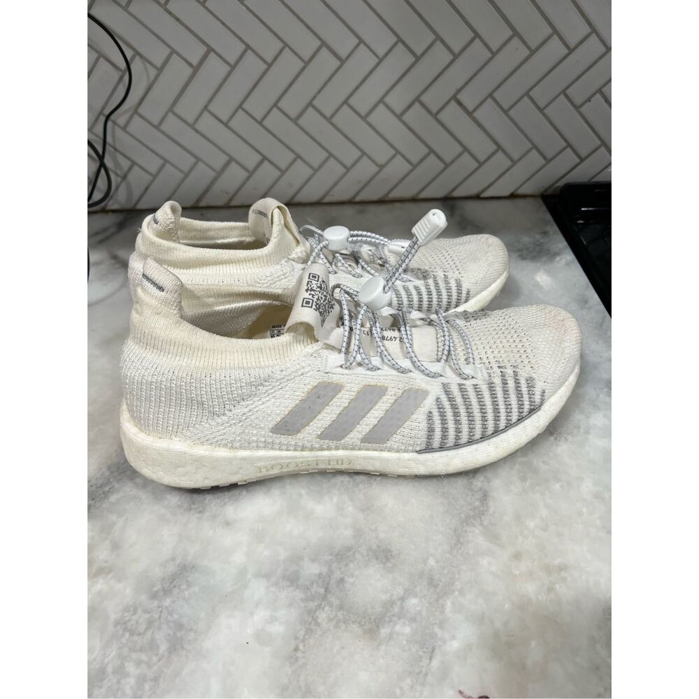 Adidas Pulseboost HD FU7344 White Gray WoMen’s 10.5 Boost Running Shoes